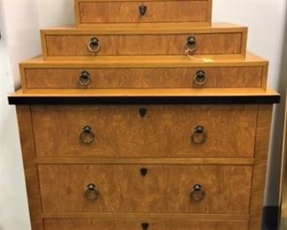Baker Furn. Biedermeier style dresser, one of a pair