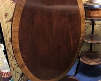 Baker Furn. Inlaid Breakfast Table