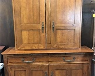 Fabulous Baker Furn. 2 Part Cabinet