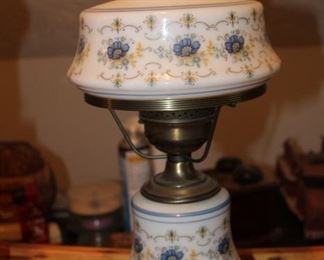 Vintage lamp, lights bottom and top