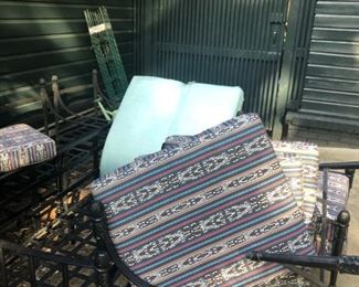 Outdoor furniture and almost new sunbrella cushions