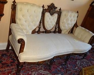Victorian Settee Bench with Five Chairs           https://ctbids.com/#!/description/share/198164