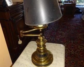 19 Inch Brass Desk Lamp https://ctbids.com/#!/description/share/198224
