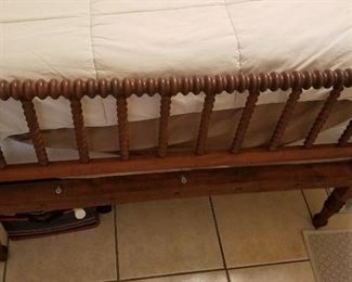 Antique rope bed