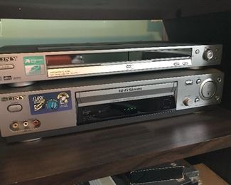 SONY DVD and VHS Players