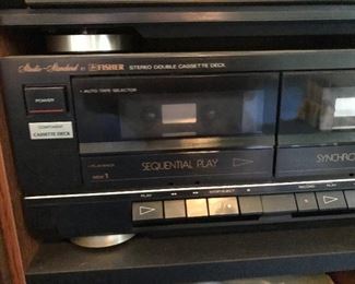 Fisher Stereo Dual Cassette 
