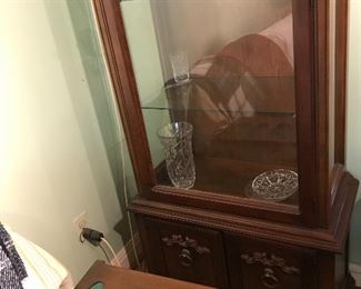 China Cabinet with lock - Converts to Gun Cabinet