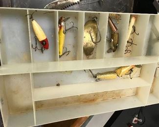 Vintage Tacklebox and Fishing Lures