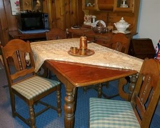 Vintage Table And Chairs