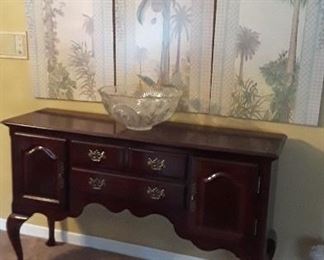 Mahogany buffet