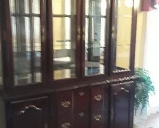 Mahogany China cabinet