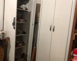 Metal cabinets full