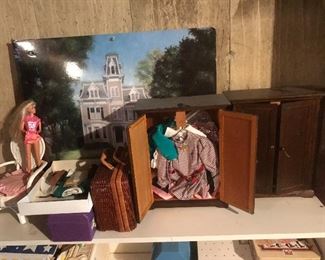 Lots of American Girl Doll clothes and accessories