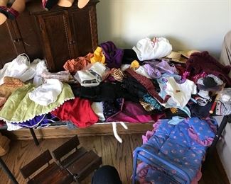 Tons of clothes and accessories