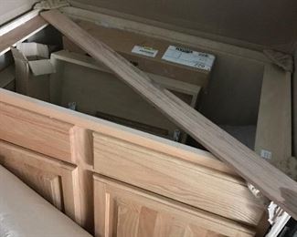 New oak kitchen/bath cabinet