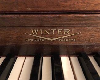 Winter New York Toronto Piano, Bench and lots of cool vintage sheet music