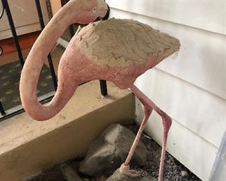 Large Resin Flamingo
