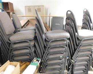 Lots of Stackable Banquet Chairs