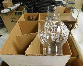 Case of Oil Lamp Shades