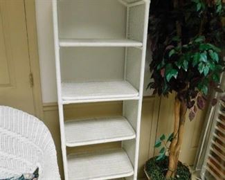 Wicker Shelving Stand