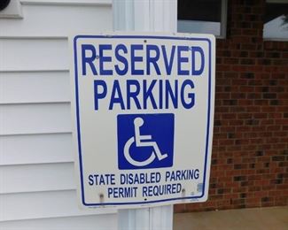 Handicapped Parking Signs