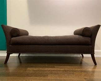 Bright Furniture Sloped Arm Upholstered Bench