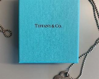 Tiffany Sterling Heart Necklace