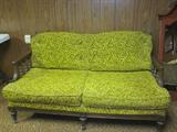 Vintage Lime Green Comfy Couch