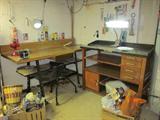 Two sturdy, practical work benches.