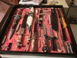 Collectible knives and pocket knives.