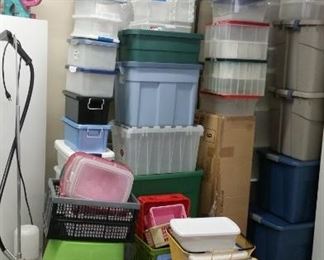 Tubs, storage containers, organizing boxes!! Lots to choose from!