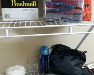 NIB personal care items in master closet