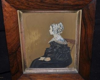 19th century mourning portrait