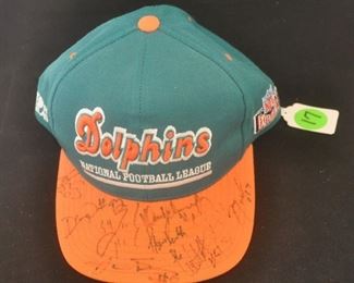 1998 Miami Dolphins signed by 9 players 