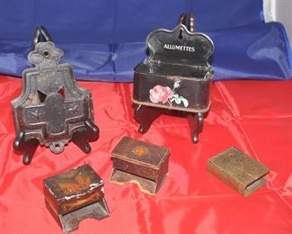 Antique match safes