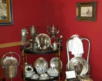VINTAGE AND ANTIQUE SILVERPLATE