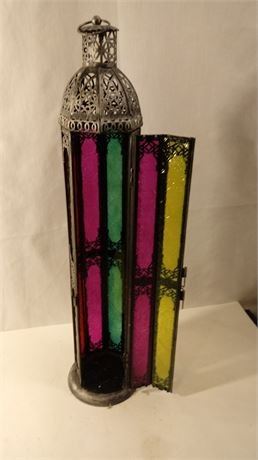 STAINED GLASS LANTERN