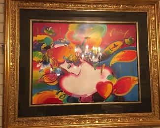 Original Oil by Peter Max. Comes with COA and appraisal.