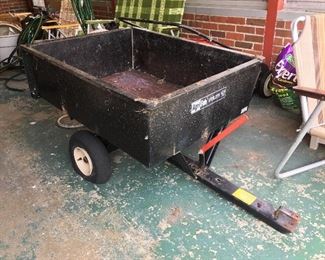 Agri-fab utility 10 cart with dump and removable rear gate.