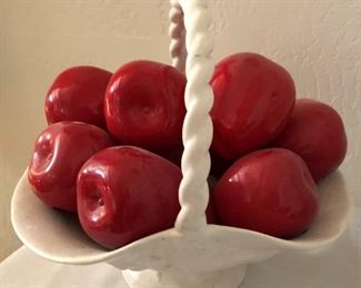Red Apples in Basket 