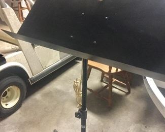 Lighted music stand