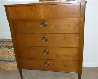 Matching Stanley chest of drawers