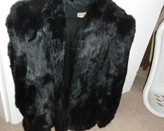 Black mink jacket