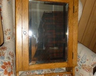 Medicine cabinet w/towel bar from Frisco Train Depot