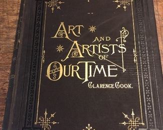 Antique art book