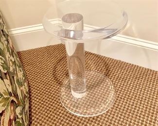 Small lucite table