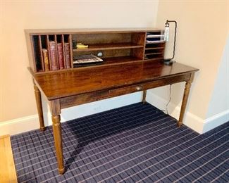 Wooden computer desk