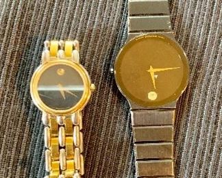 Movado watches (Mens and Ladies)