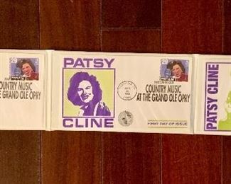 Patsy Cline commemorative stamp set
