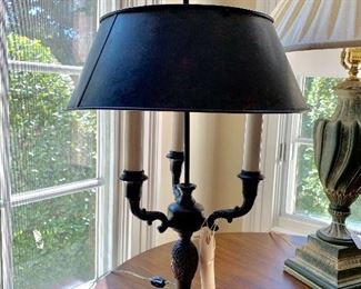 Maitland-Smith triple arm desk lamp